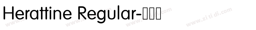 Herattine Regular字体转换 Herattine Regular字体转换